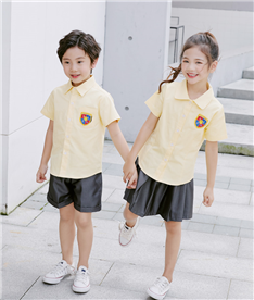 夏季中小学生服装（梨色）